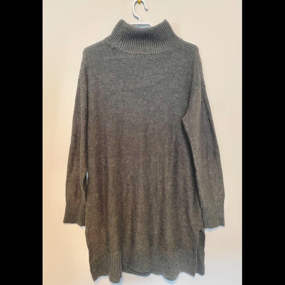 Joe Fresh long sleeved sweater dress, size Large, colour Dark Grey - Picture 2 of 6